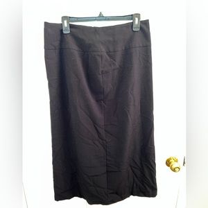 Black tea length pencil skirt